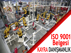 ISO 9001:2015 Belgesi Veren Firma Kayra Danışmanlık Belgelendirme